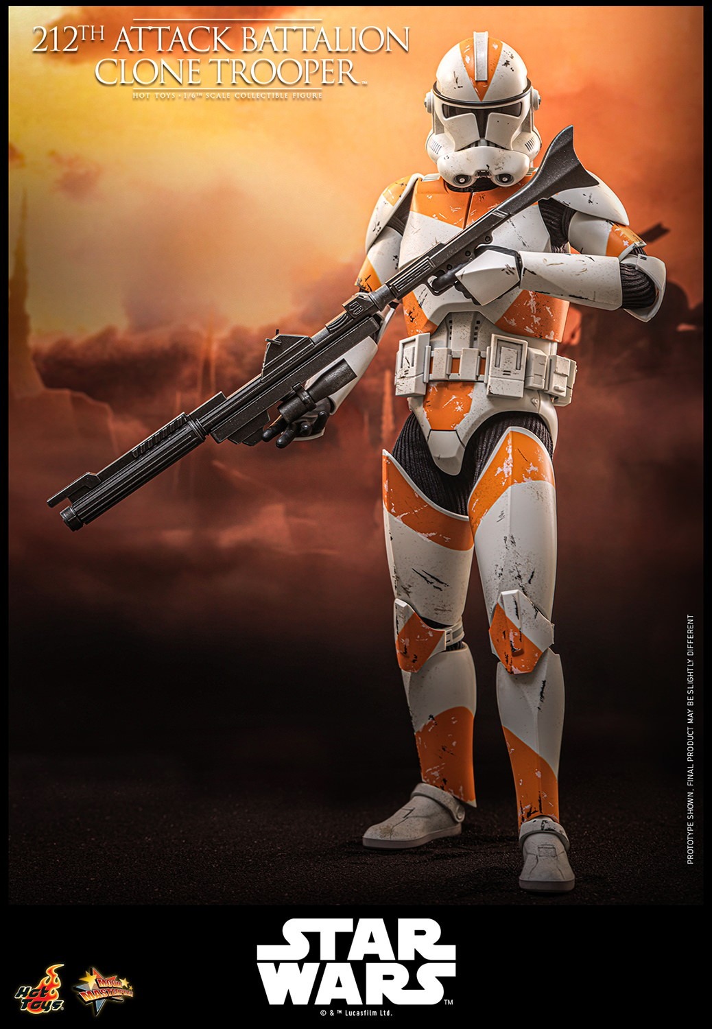 Pre-Order Hot Toys Star Wars 212th Attack Battalion Clone Trooper Sixth Scale Figure MMS851